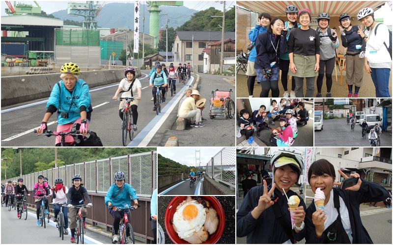 しまなみ海道の初心者向け女子旅サイクリングツアーのシクロ女子旅2017の1日目