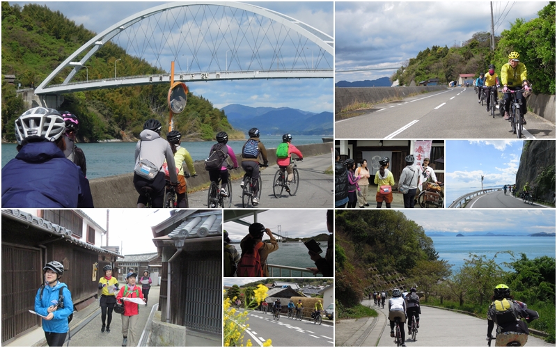 初心者向け女子旅サイクリングツアーのシクロ女子旅2018春の2日目とびしま海道